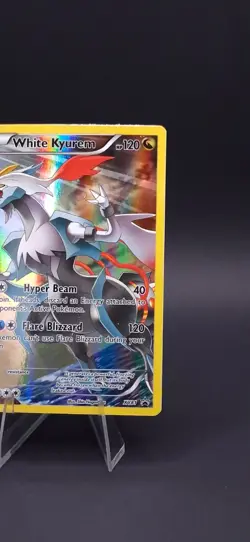 White Kyurem XY81 Full Art Holo Promo Pokemon Card - Black Star XY - LP+ - Rare - Image 2