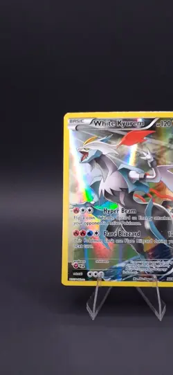 White Kyurem XY81 Full Art Holo Promo Pokemon Card - Black Star XY - LP+ - Rare - Image 3