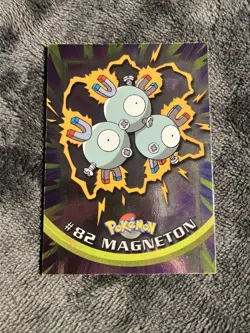 Pokemon TV Animation Series 2 #82 Magneton- FOIL Topps Nintendo Card LP - Image 1