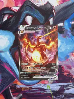 Pokemon TCG Charizard VMAX SWSH261 Sword & Shield Promo Card Near Mint Condition - Image 1
