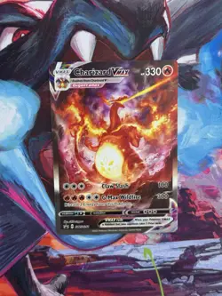 Pokemon TCG Charizard VMAX SWSH261 Sword & Shield Promo Card Near Mint Condition - Image 3