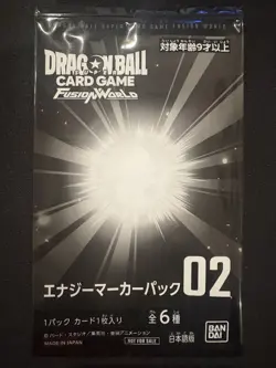 Dragon Ball Card Game Fusion World Energy Marker Pack 02 pack Promo Card New - Image 1