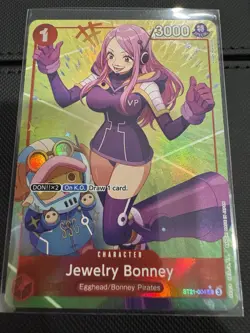 Jewelry Bonney (Parallel) - ST21-004 - One Piece Card Game N/M - Image 1