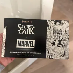 Secret Lair x Marvel - SPIDER-MAN: VENOM UNLEASHED (INKS). MTG Rainbow Foil, New - Image 2