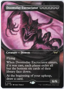 Doomsday Excruciator (Borderless) R Duskmourn: House of Horror 346 LP - Image 1