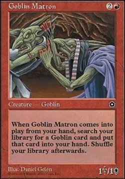 1 x Goblin Matron - Portal Second Age - Heavy Play - MTG - Image 1