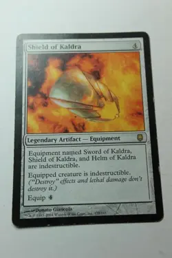 MTG Shield of Kaldra x1- -Darksteel-Lightly Played - Image 1