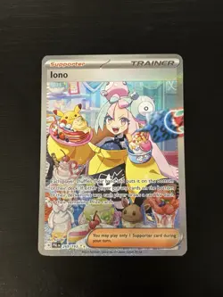 Pokemon Iono 269/193 Sv02: Paldea Evolved Holo Full Art Special Illustration Ra. - Image 1