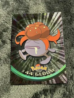 GLOOM Pokemon 1999 Topps #44 Blue Logo TV Animation Edition HOLO Foil - Image 1