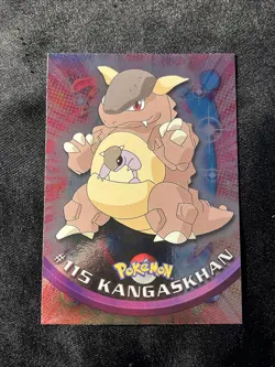 Kangaskhan #115 FOIL 2000 Topps Pokemon TV Animation Edition Series Blue Logo - Image 1