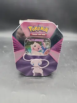 Pokemon TCG Mew V Forces Tin - New & Factory Sealed - 4 packs - Image 1