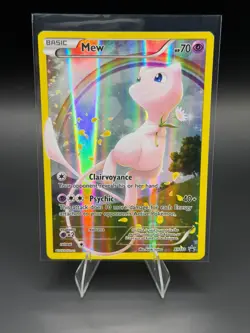 2016 Pokemon XY Black Star Promo Full Art/Mew Mythical Pokemon Collection XY110 - Image 1