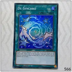De-Synchro - HISU-EN044 - Super Rare 1st Edition Yugioh - Image 1