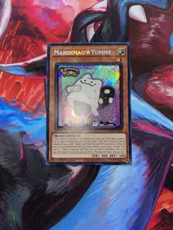 Yugioh! Marshmao Yummy DOOD-EN024 Secret Rare 1st Edition Near Mint - Image 1