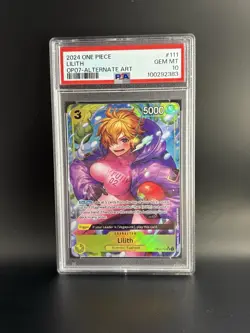 2024 One Piece OP07-500 Years Lilith Alternate Art PSA 10 - Image 1