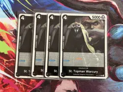 St. Topman Warcury Playset - OP13-089 x4 - Carrying On His Will - One Piece TCG - Image 1