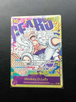 One Piece TCG OP05-119 Monkey D. Luffy Gear 5 Parallel SEC Alt Art English - Image 1