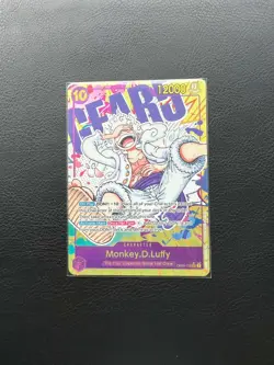 One Piece TCG OP05-119 Monkey D. Luffy Gear 5 Parallel SEC Alt Art English - Image 3