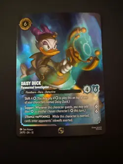Daisy Duck - Paranormal Investigator (Store Championship) 24 Disney Lorcana... - Image 1