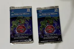 BEYOND THE DOORS 1st Edition Sealed Chaotic Card Game Set Of 2 Booster Packs - Image 1