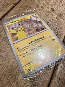 Pokemon x Natural History Museum Pikachu Jumbo Promo Card Global Shipping - Image 3