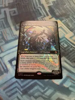 MTG Halo Foil Tyvar the Bellicose EX/LP+ March of the Machine: The Aftermath - Image 2