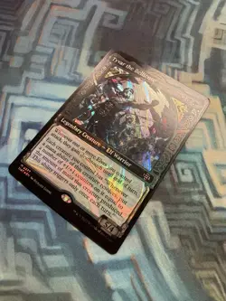 MTG Halo Foil Tyvar the Bellicose EX/LP+ March of the Machine: The Aftermath - Image 4