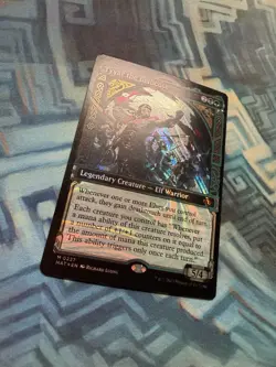 MTG Halo Foil Tyvar the Bellicose EX/LP+ March of the Machine: The Aftermath - Image 5