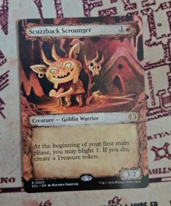 MTG Scuzzback Scrounger Showcase Lorwyn Eclipsed Magic the Gathering NM - Image 1