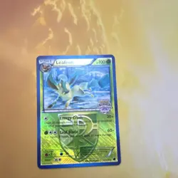 Pokemon TCG Leafeon League & Championship Reverse Holo 011/116 100HP - Image 1