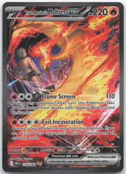 ENGLISH Pokemon - *Team Rocket's Moltres EX* - 229/182 - SV10: Destined Rivals - Image 1