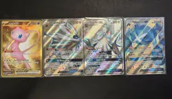4 Card Pokemon Lot | Gold Mew, Full Art GX - Image 1