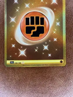 Basic Fighting Energy 258/198 Gold Secret Rare Scarlet & Violet SV1 Pokemon TCG - Image 3