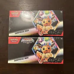 Pokemon TCG - Prismatic Evolutions Surprise Box X2 - New And Sealed - Image 1