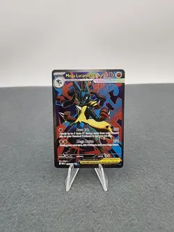 Pokemon TCG Holo Ultra Rare Full Art Mega Lucario 160/132 - Image 1