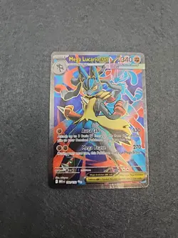 Pokemon TCG Holo Ultra Rare Full Art Mega Lucario 160/132 - Image 2