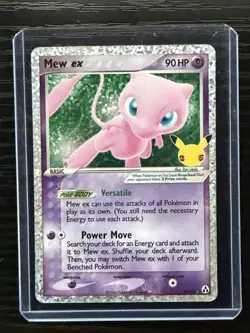 Pokemon TCG Mew EX Celebrations Classic Collection Holo Card 88/92 - Image 1