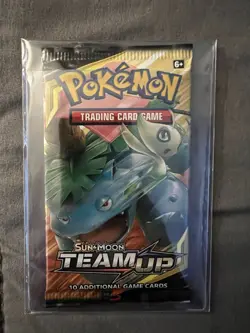 Pokemon TCG Sun & Moon Team Up Booster Pack Sealed Venusaur Celibi Artwork - Image 4