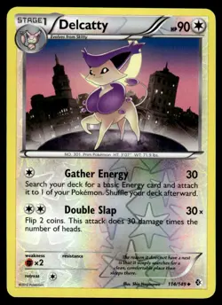 Pokemon TCG Boundaries Crossed #114/149 Delcatty LP - Image 1