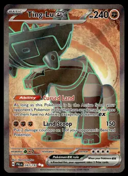 Pokemon TCG SV02: Paldea Evolved #243/193 Ting-Lu ex LP - Image 1