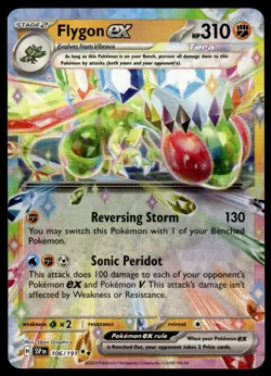Pokemon TCG SV08: Surging Sparks #106/191 Flygon ex NM - Image 1