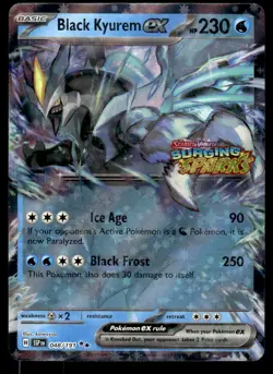 Pokemon TCG SV Promos #048/191 Black Kyurem ex (Stamped) NM - Image 1
