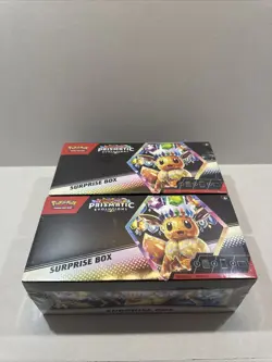 Pokemon Prismatic Evolutions Surprise box Lot of 2 Brand New Sealed New - Image 1