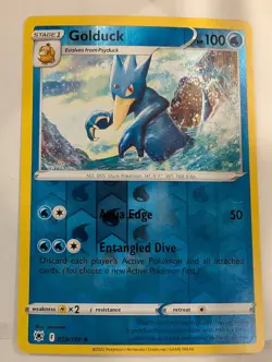 Golduck - 029/189 - SWSH Astral Radiance Pokemon Reverse Holo Foil Nice! - Image 1