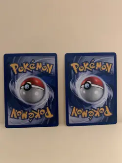 Pokemon Base Set Bulbasaur 44/102 & Charmander 46/102 LP+ NM- Vintage 1999 - Image 2