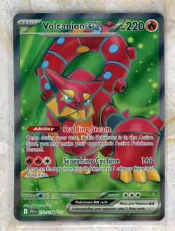 2025 Pokemon Scarlet & Violet JTG EN-Journey Together #171 Volcanion ex UR - Image 1