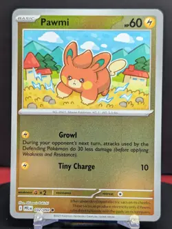Pokemon Pawmi #032/094 English Phantasmal Flames Reverse Holo - Image 1