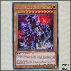 Ultimate Conductor Tyranno - WISU-EN009 - Rare 1st Edition Yugioh - Image 1