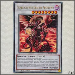 Scarlight Red Dragon Archfiend - DPDG-EN031 - Rare 1st Edition Yugioh - Image 1