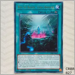 Ryu-Ge Realm - Dino Domains - CRBR-EN037 - Rare 1st Edition Yugioh - Image 1